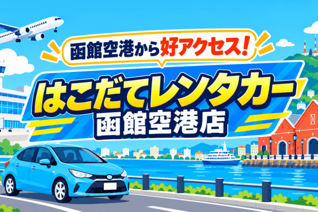 函館空港から好アクセス！北海道ドライブに便利な「はこだてレンタカー 函館空港店」の魅力とは？